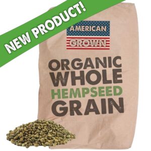 Organic whole hemp seed